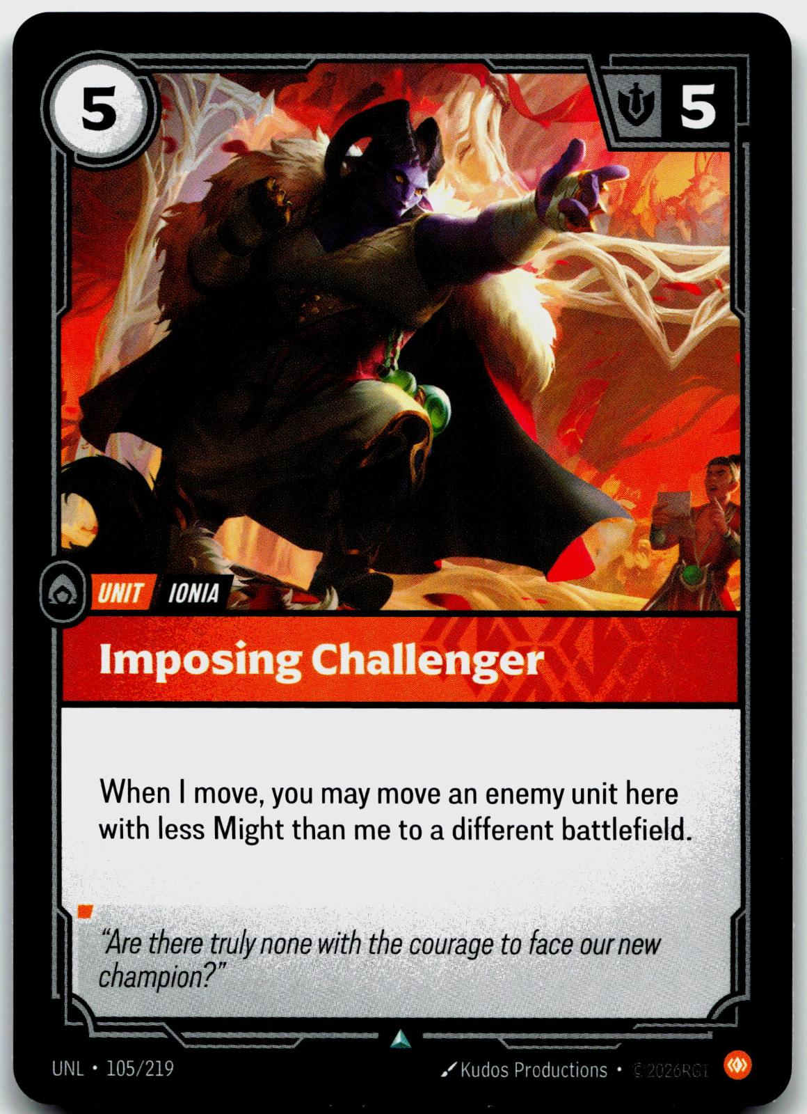 105/219 Imposing Challenger Unleashed