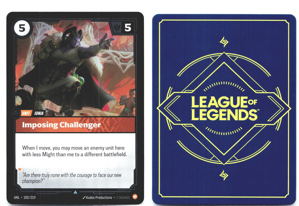 105/219 Imposing Challenger Foil Unleashed