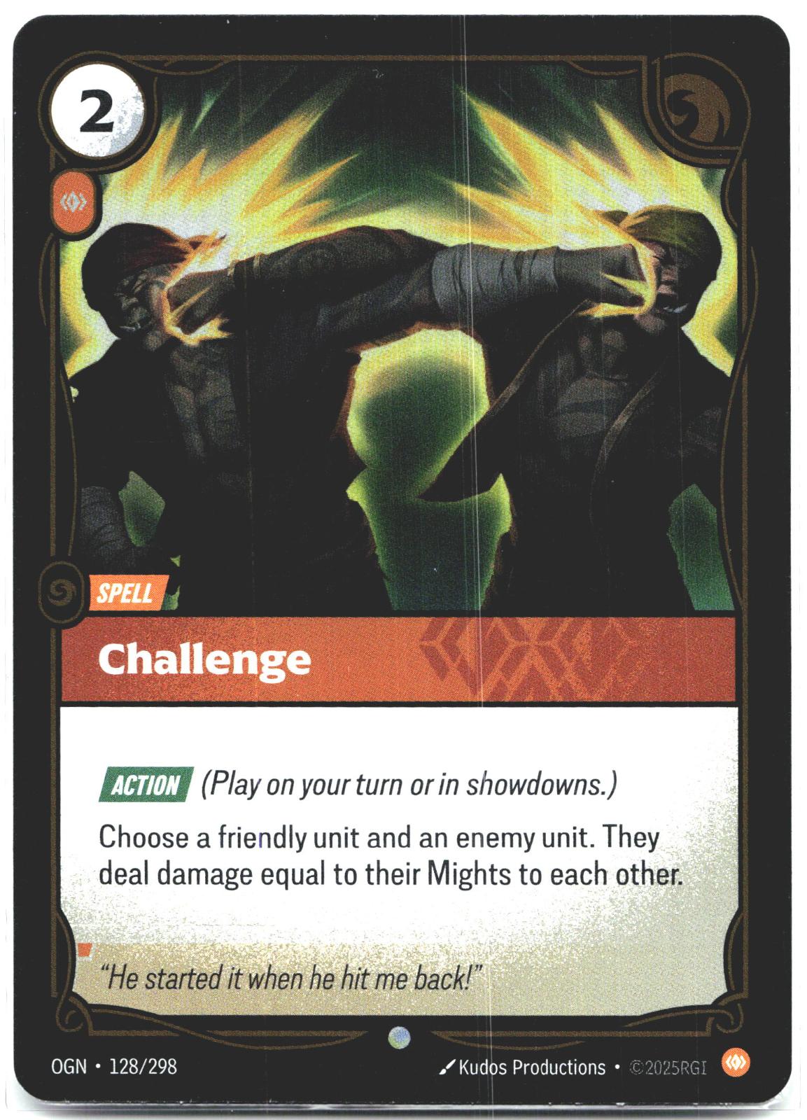 128/298 Challenge Foil Origins