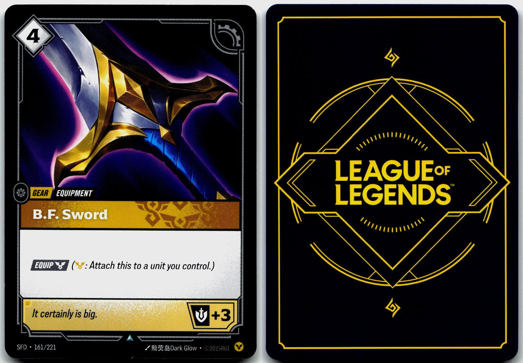 161/221 B.F. Sword Spiritforged