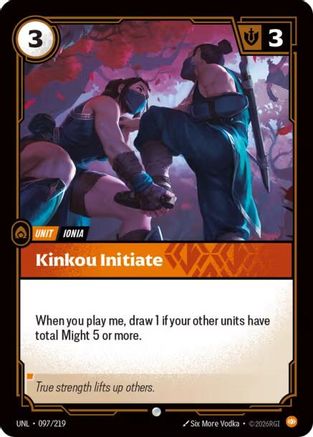 097/219 Kinkou Initiate Foil Unleashed