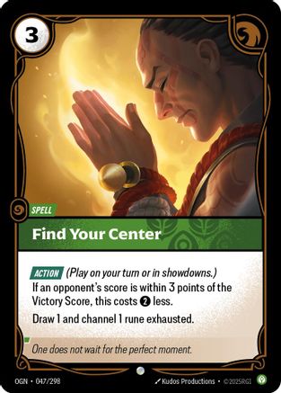 047/298 Find Your Center Origins