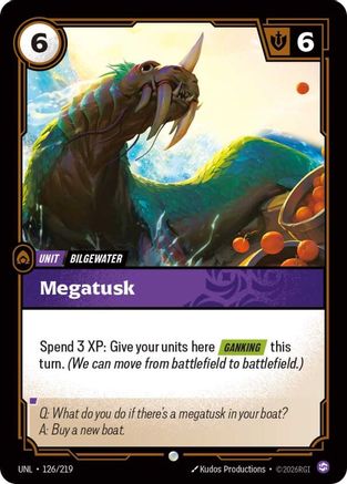 126/219 Megatusk Unleashed