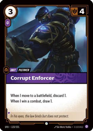 123/221 Corrupt Enforcer Spiritforged