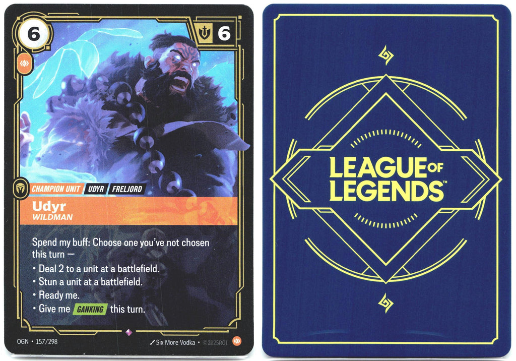 157/298 Udyr - Wildman Foil Origins