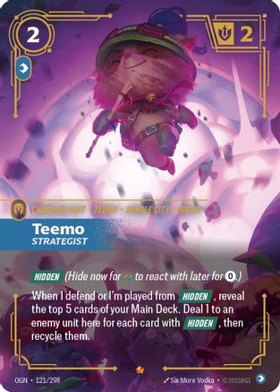 121/298 Teemo - Strategist Foil Origins