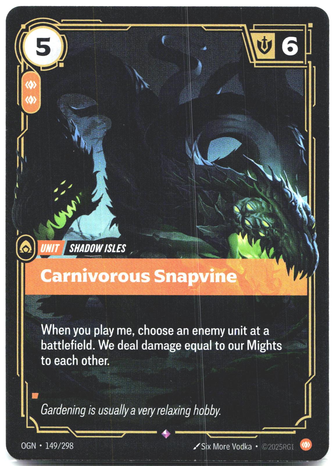 149/298 Carnivorous Snapvine Foil Origins