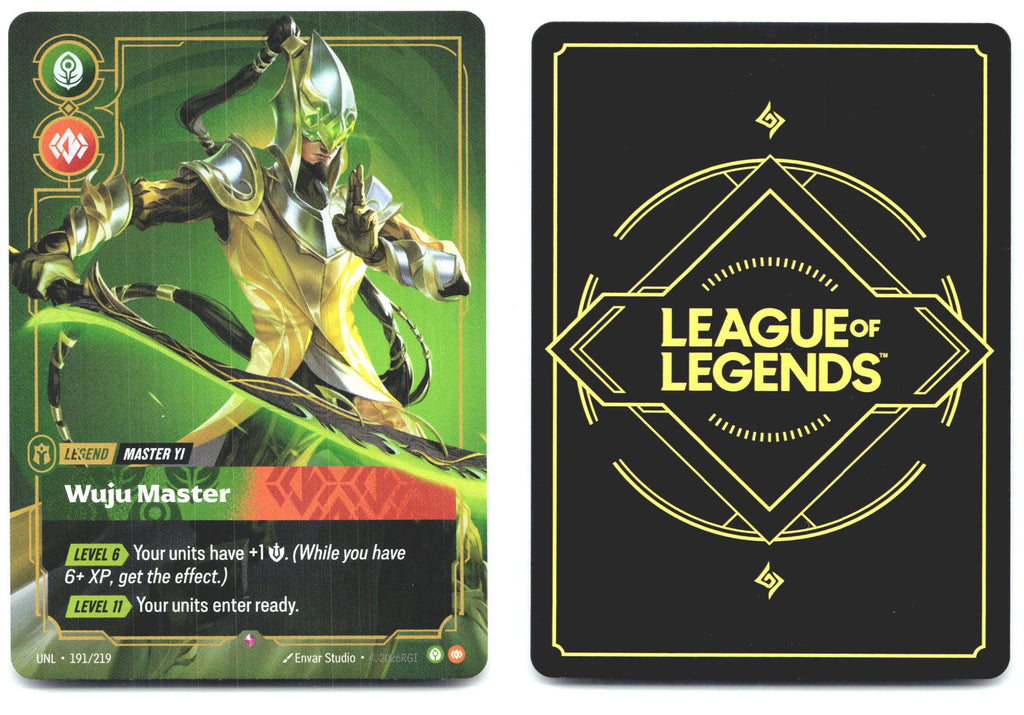 191/219 Master Yi - Wuju Master Foil Unleashed
