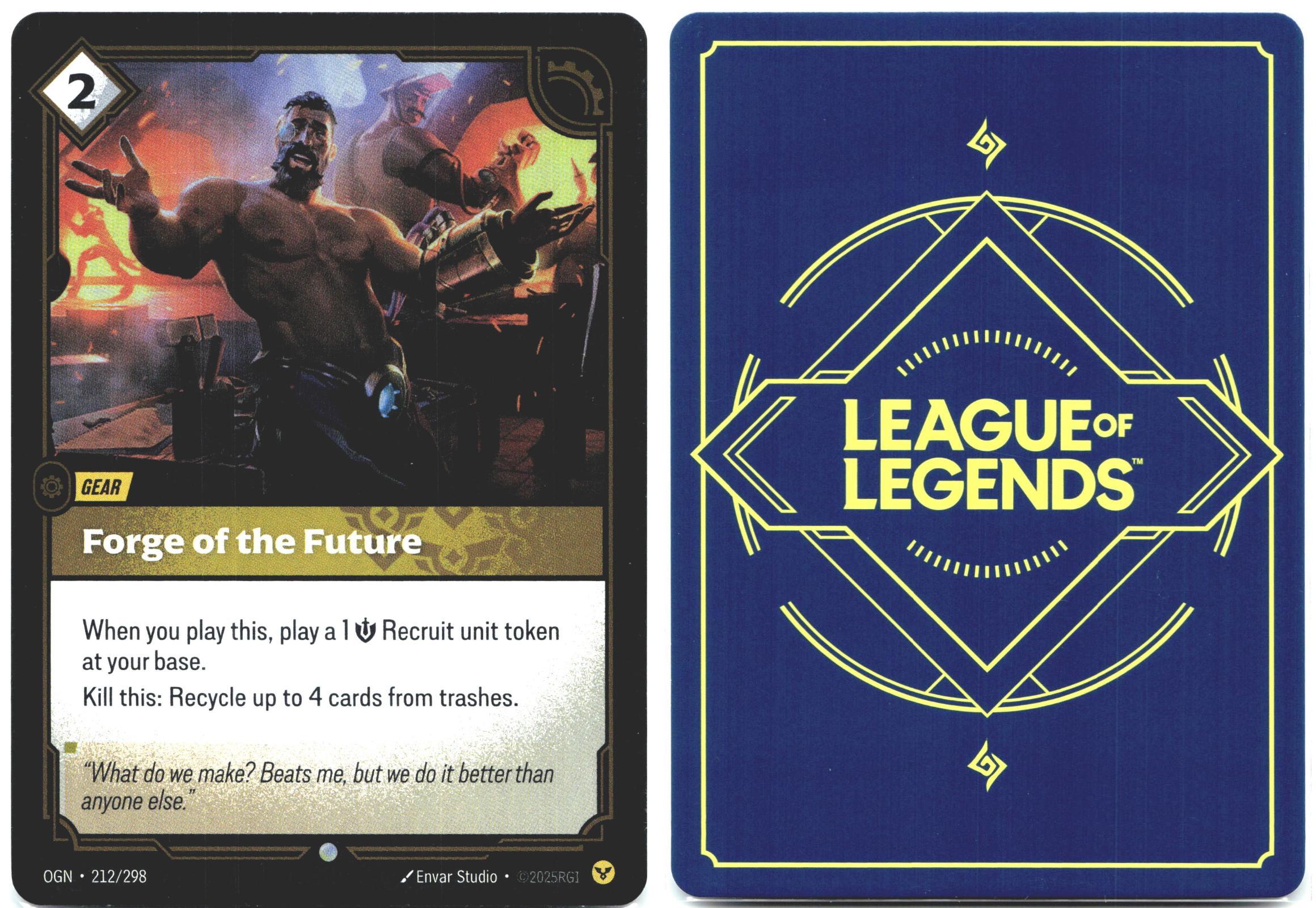 212/298 Forge of the Future Foil Origins