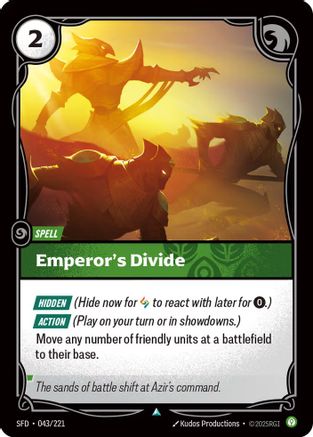 043/221 Emperor's Divide Spiritforged