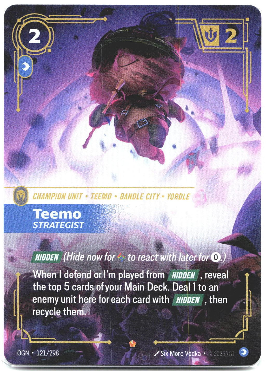 121/298 Teemo - Strategist Foil Origins
