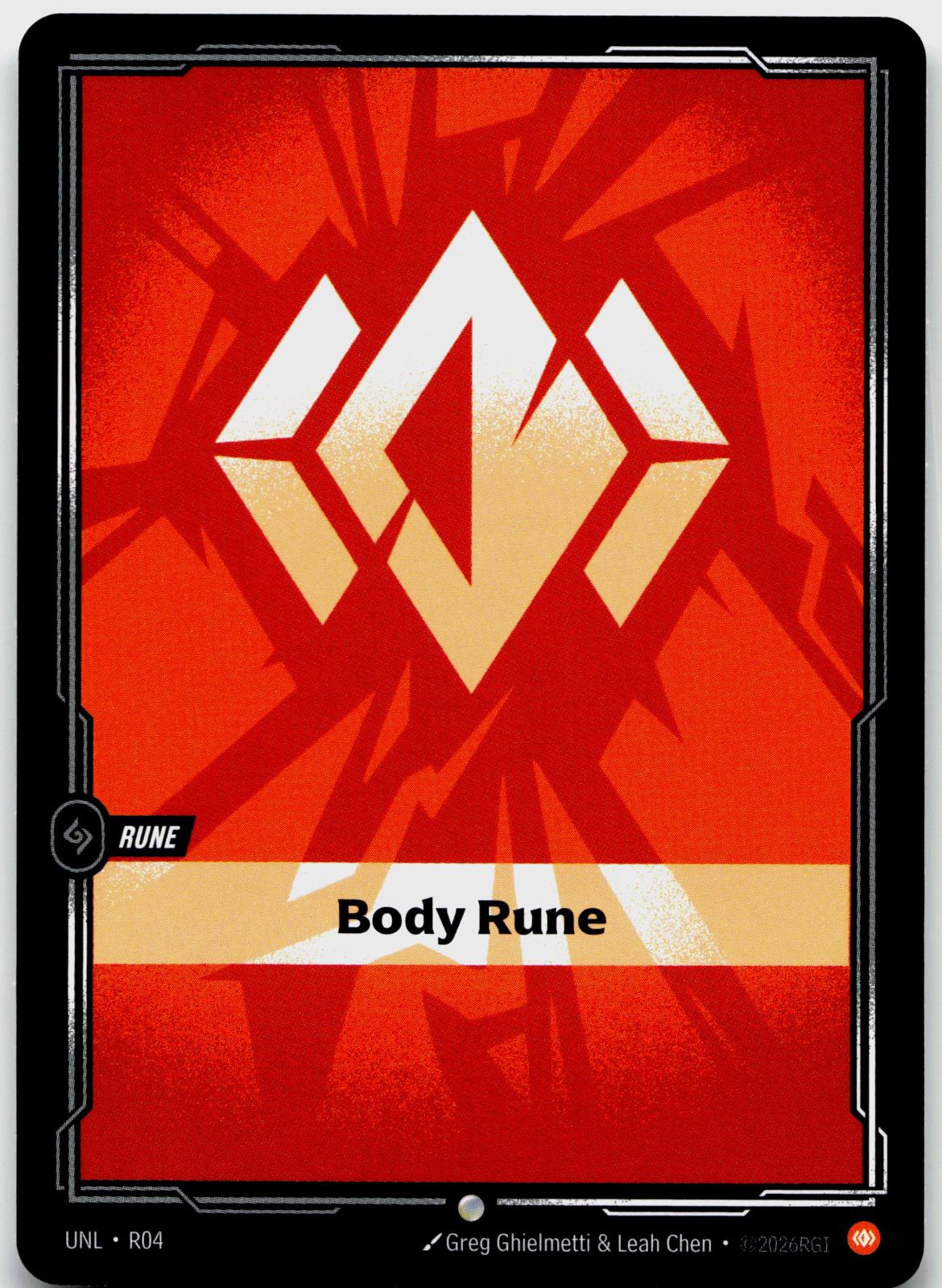 R04 Body Rune Unleashed