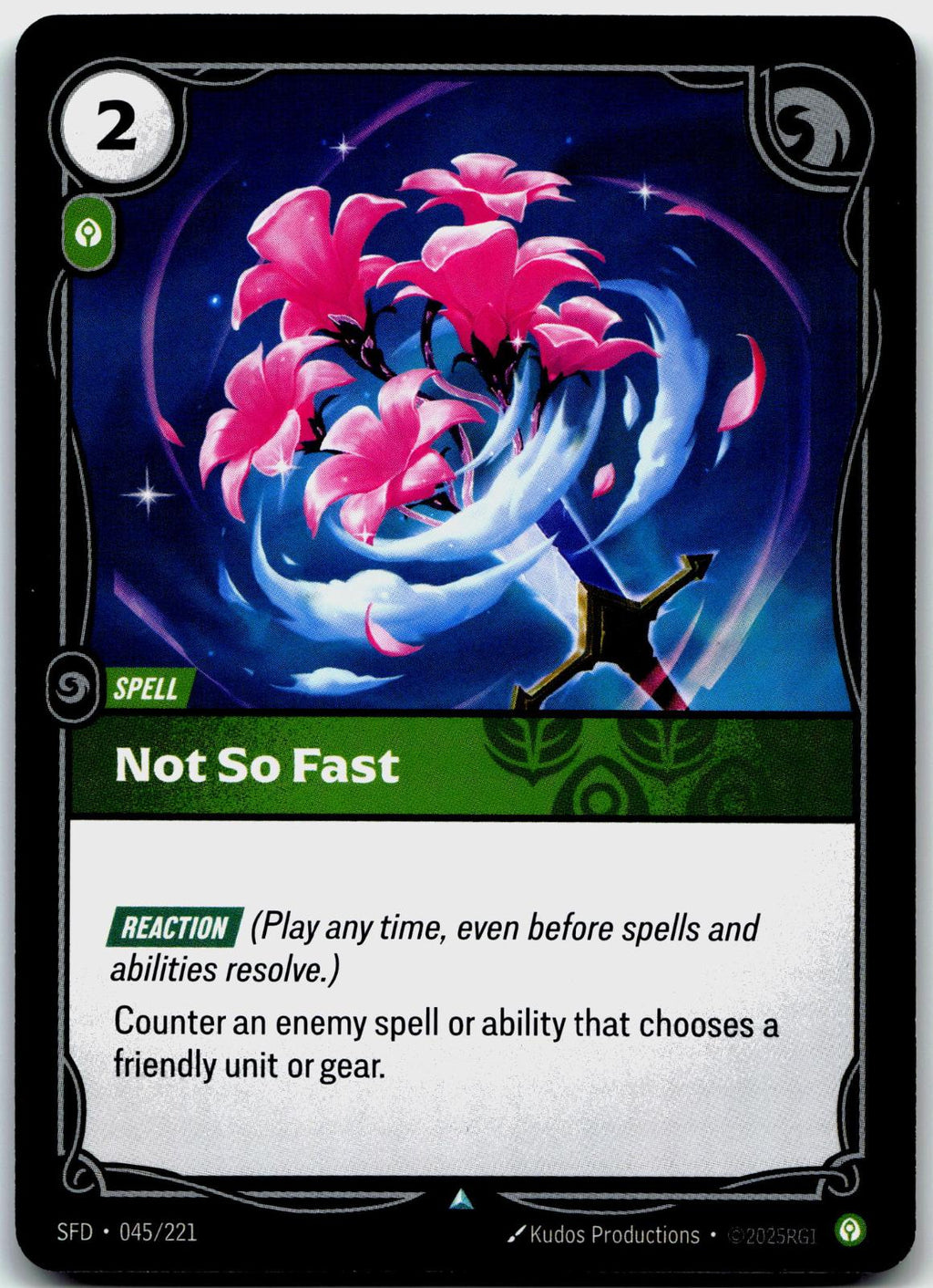 045/221 Not So Fast Spiritforged