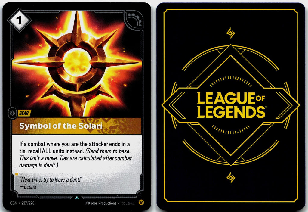 227/298 Symbol of the Solari Origins