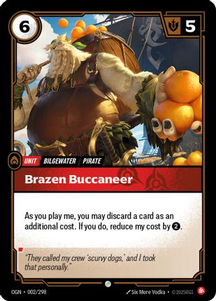 002/298 Brazen Buccaneer Origins