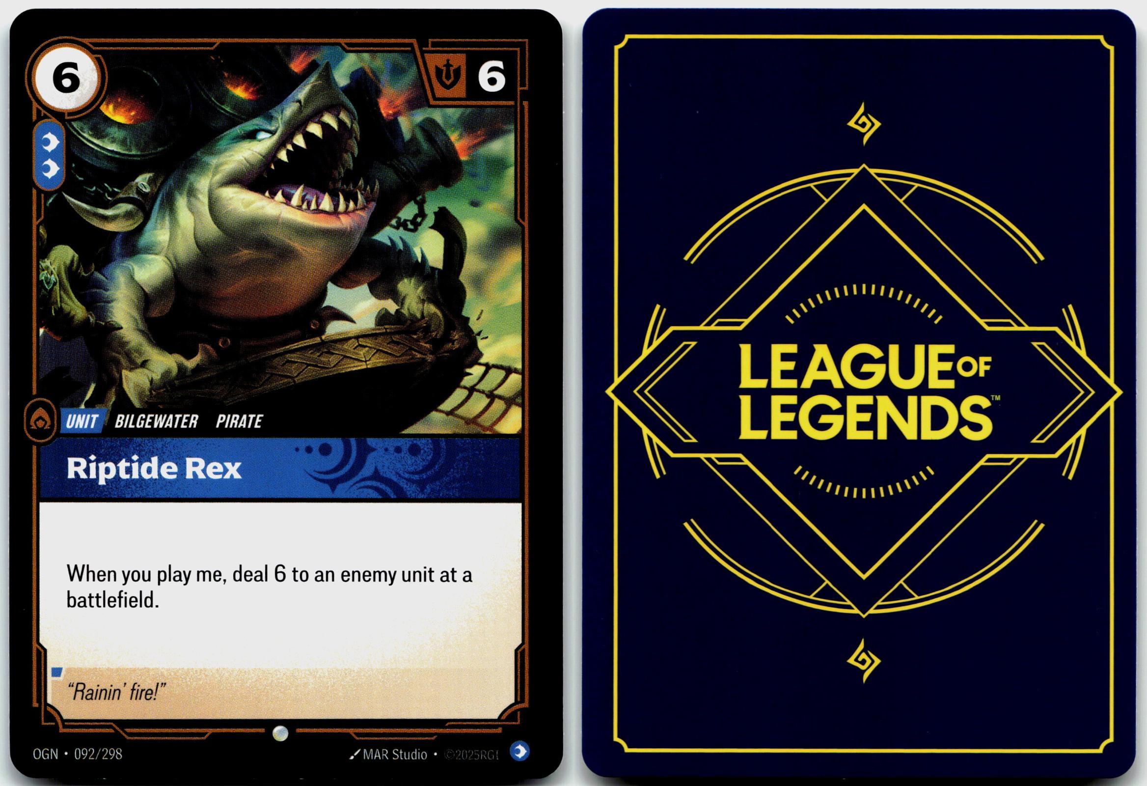 092/298 Riptide Rex Origins