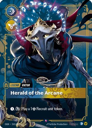 265/298 Viktor - Herald of the Arcane Foil Origins