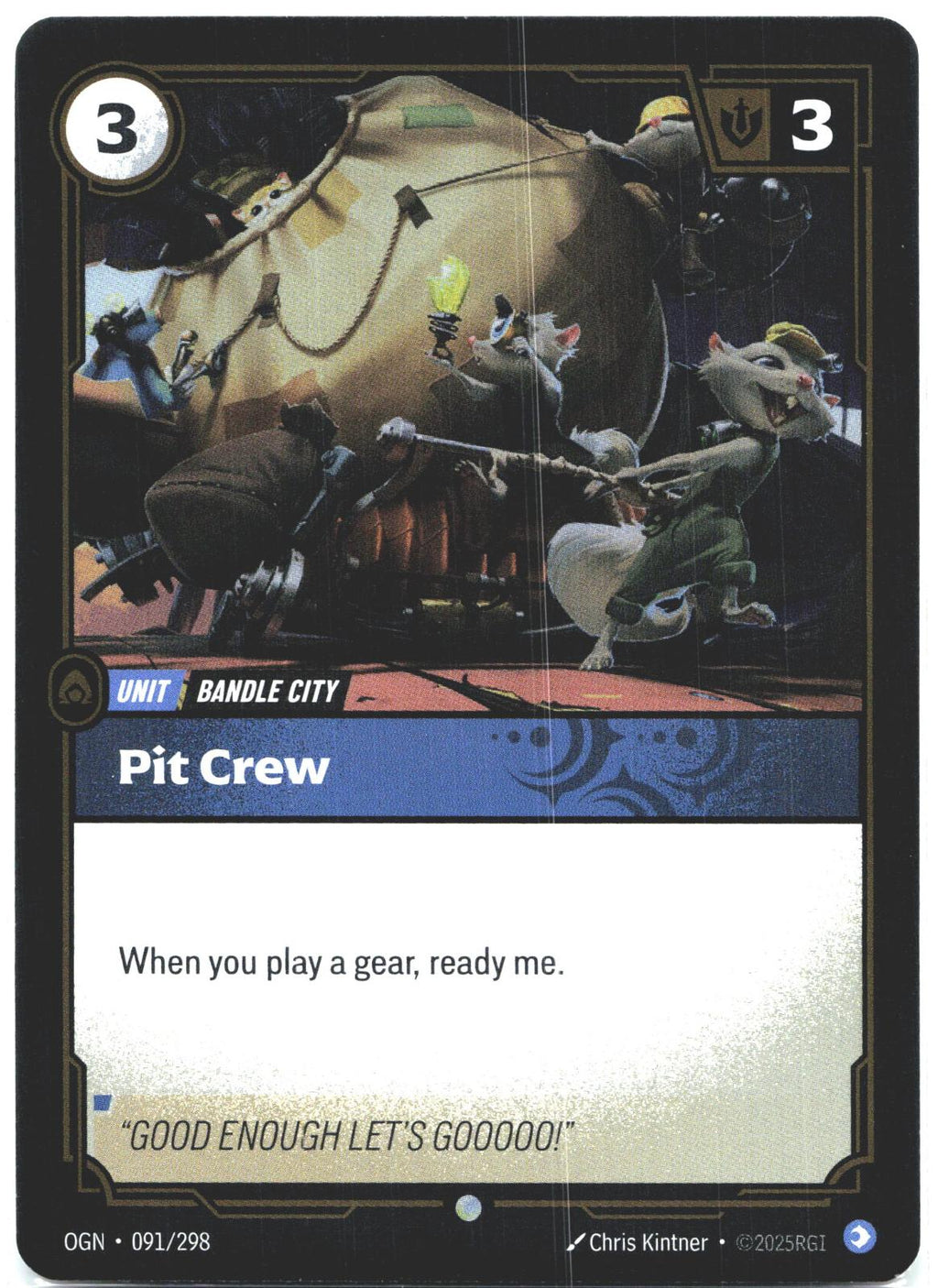 091/298 Pit Crew Foil Origins