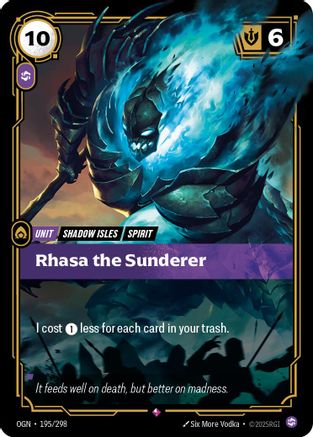 195/298 Rhasa the Sunderer Foil Origins