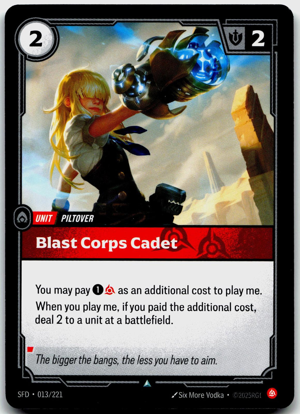 013/221 Blast Corps Cadet Spiritforged