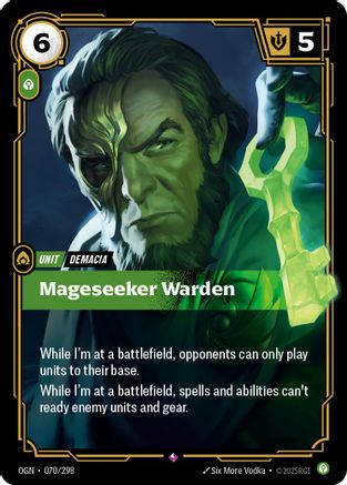 070/298 Mageseeker Warden Foil Origins
