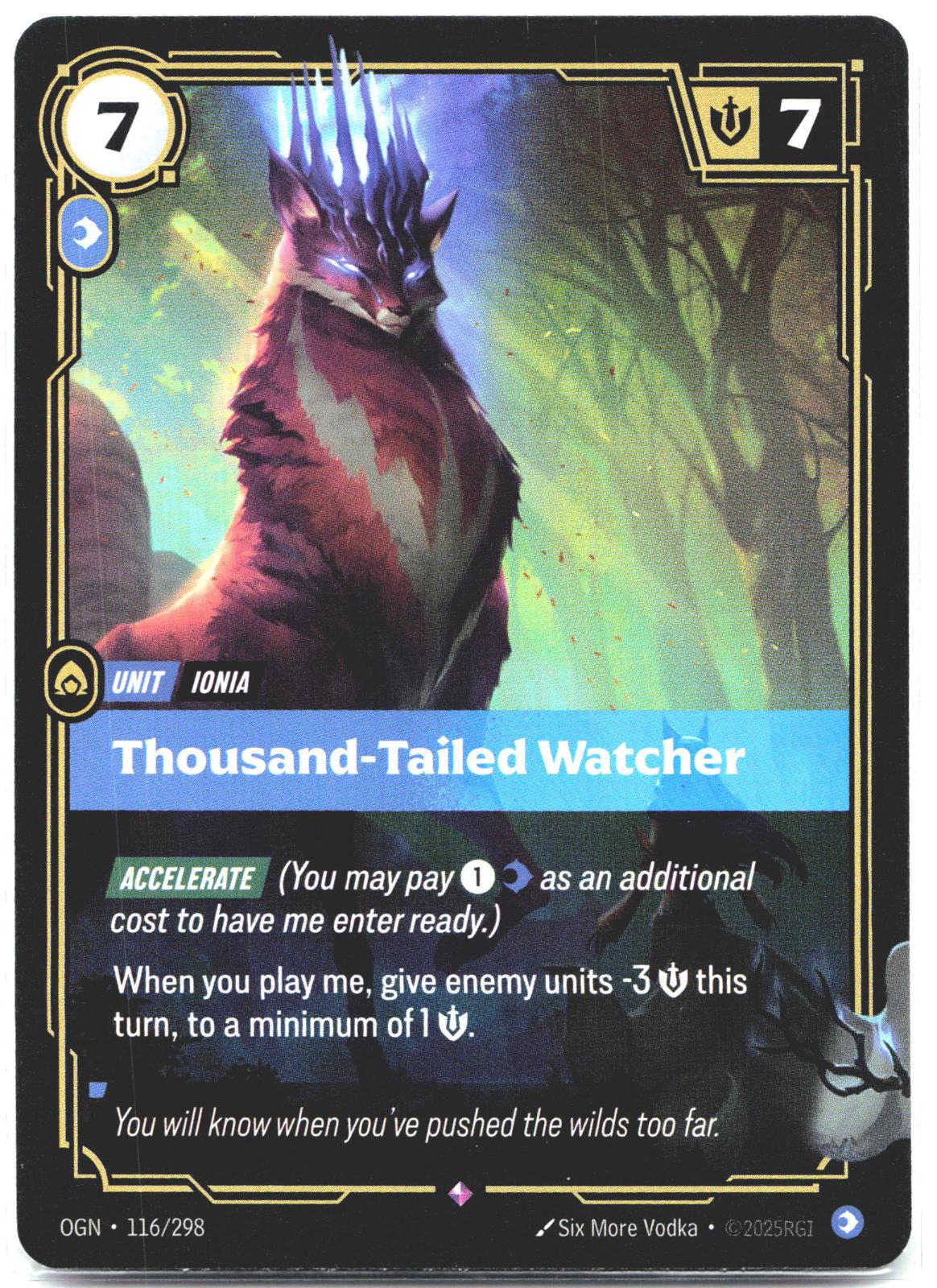 116/298 Thousand-Tailed Watcher Foil Origins