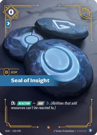120/298 Seal of Insight Foil Origins