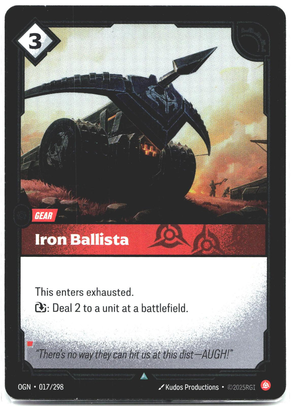 017/298 Iron Ballista Foil Origins