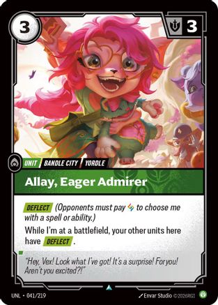 041/219 Allay, Eager Admirer Unleashed