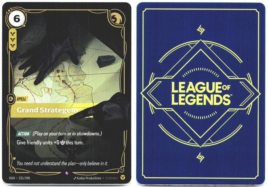 233/298 Grand Strategem Foil Origins