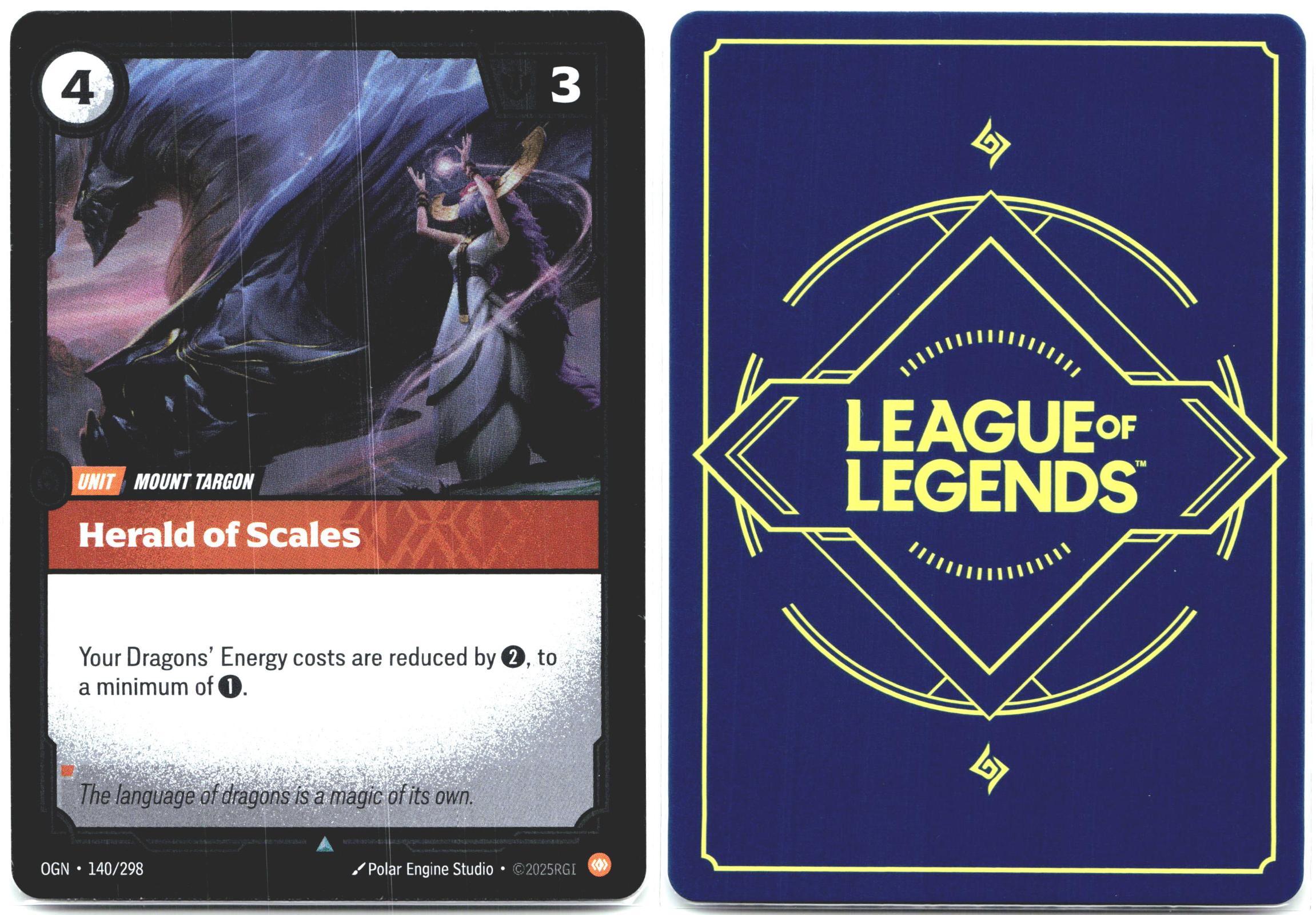 140/298 Herald of Scales Foil Origins