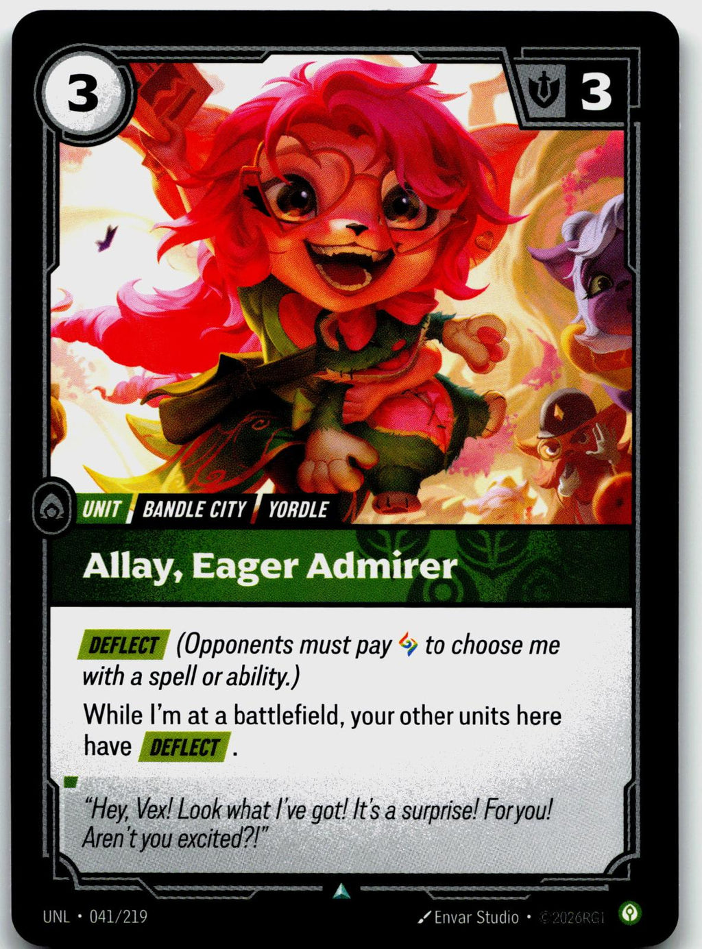 041/219 Allay, Eager Admirer Unleashed