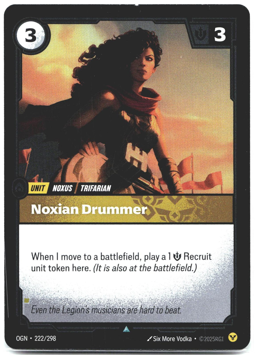222/298 Noxian Drummer Foil Origins