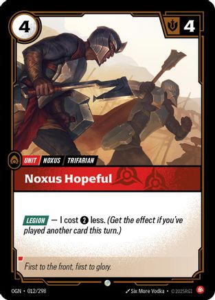 012/298 Noxus Hopeful Origins