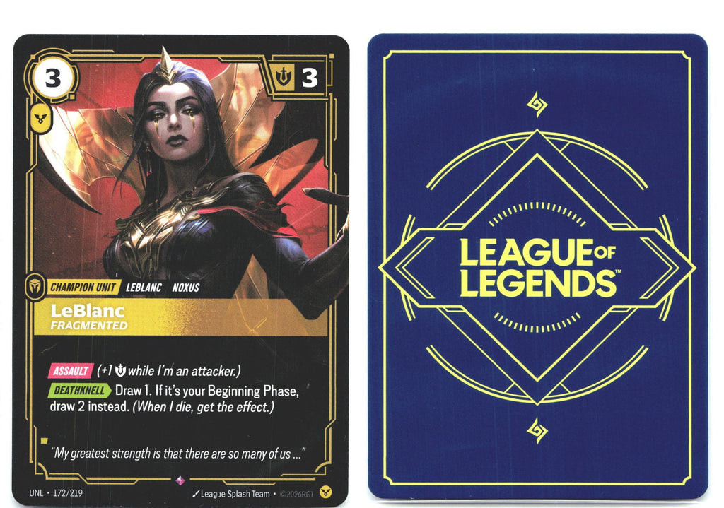 172/219 LeBlanc - Fragmented Foil Unleashed