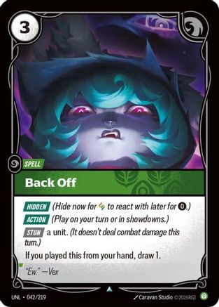 042/219 Back Off Unleashed