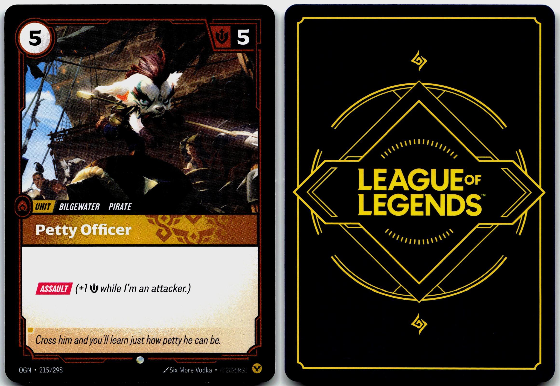 215/298 Petty Officer Origins