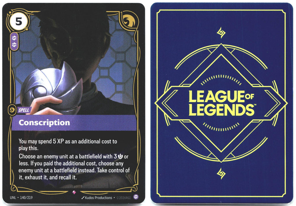140/219 Conscription Foil Unleashed