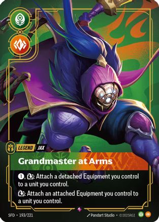 193/221 Jax - Grandmaster At Arms Foil Spiritforged