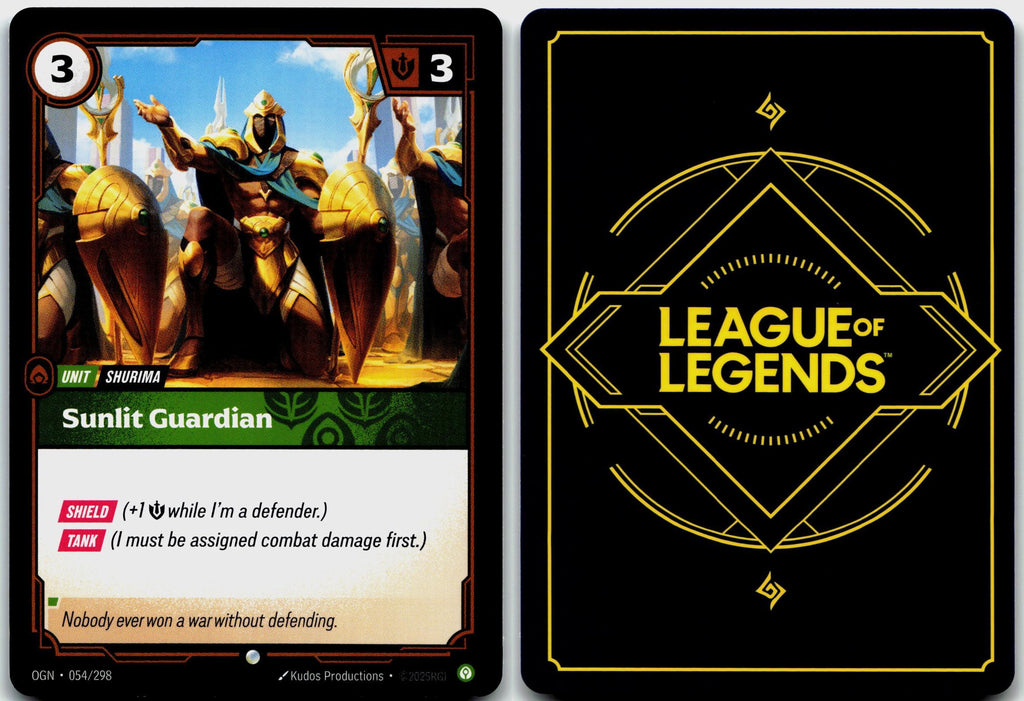 054/298 Sunlit Guardian Origins