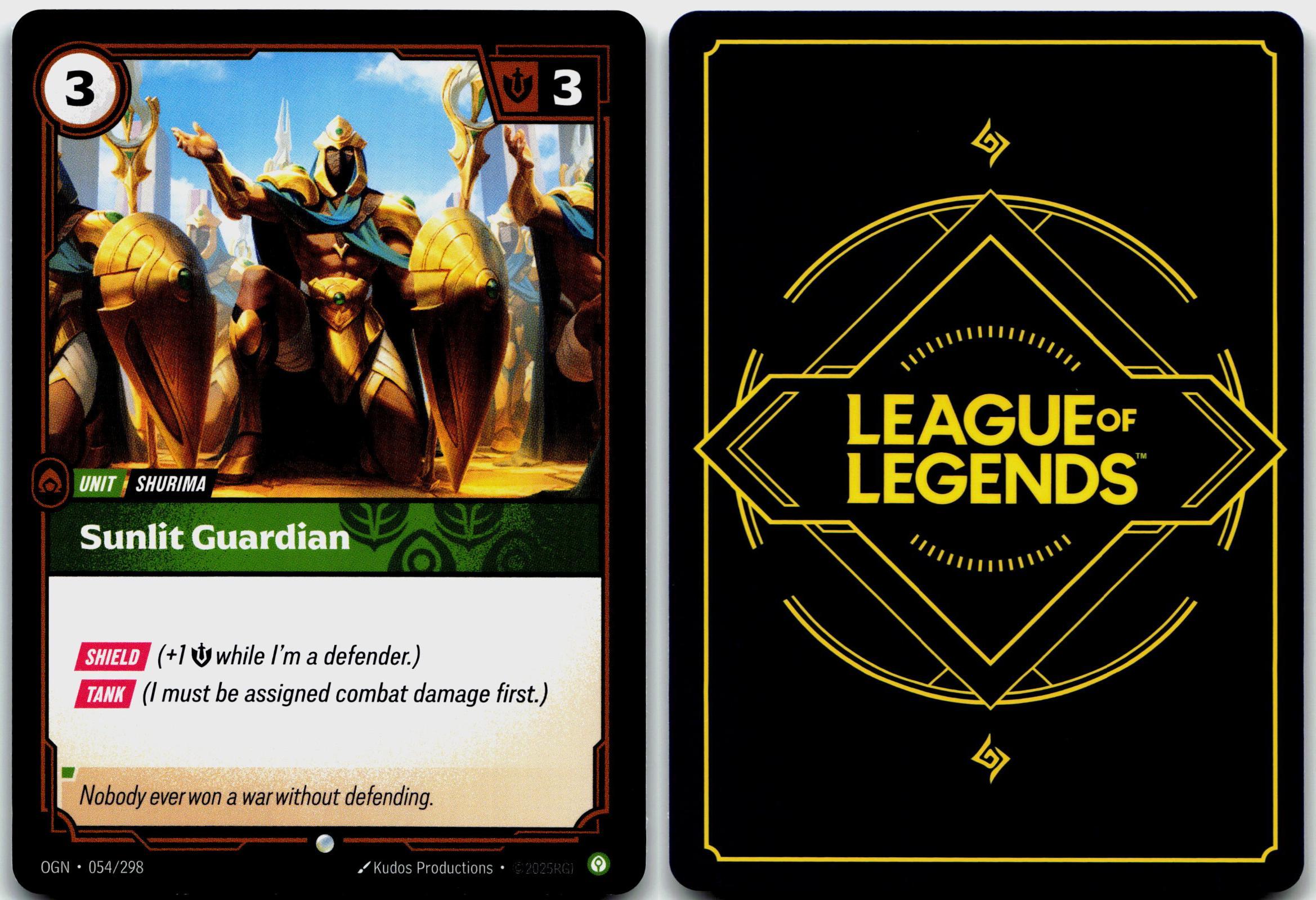 054/298 Sunlit Guardian Origins