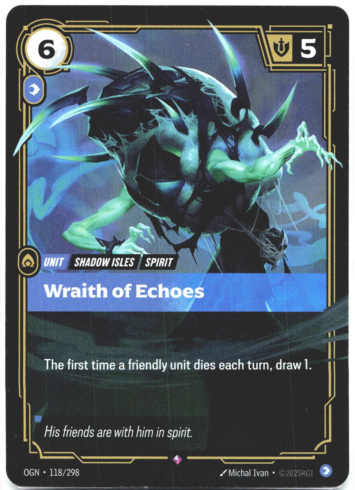118/298 Wraith of Echoes Foil Origins