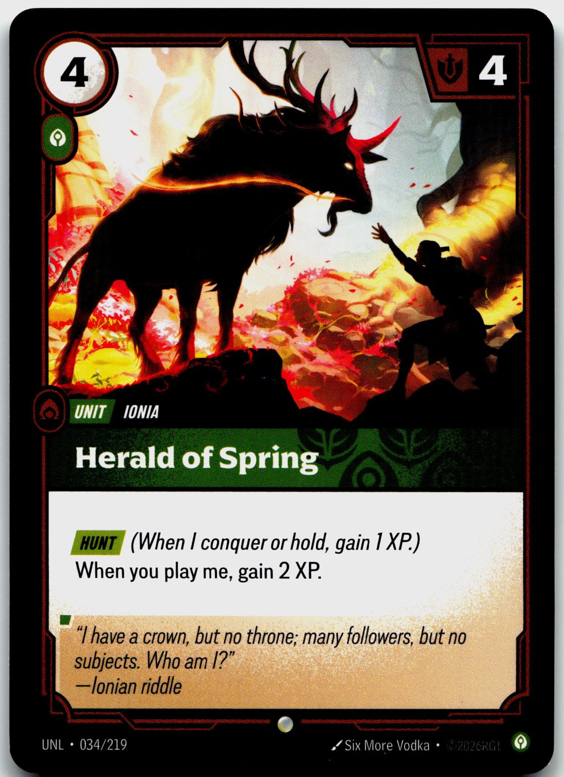 034/219 Herald of Spring Unleashed
