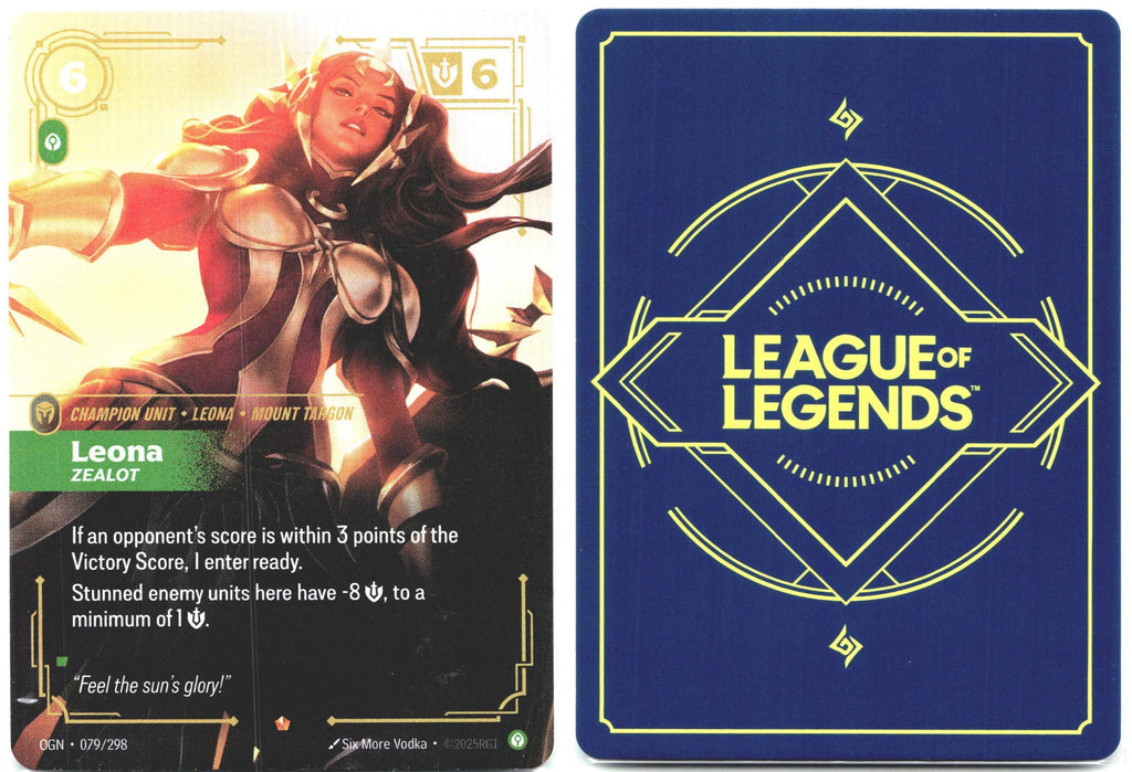 079/298 Leona - Zealot Foil Origins