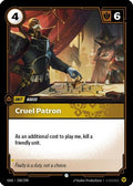 208/298 Cruel Patron Origins