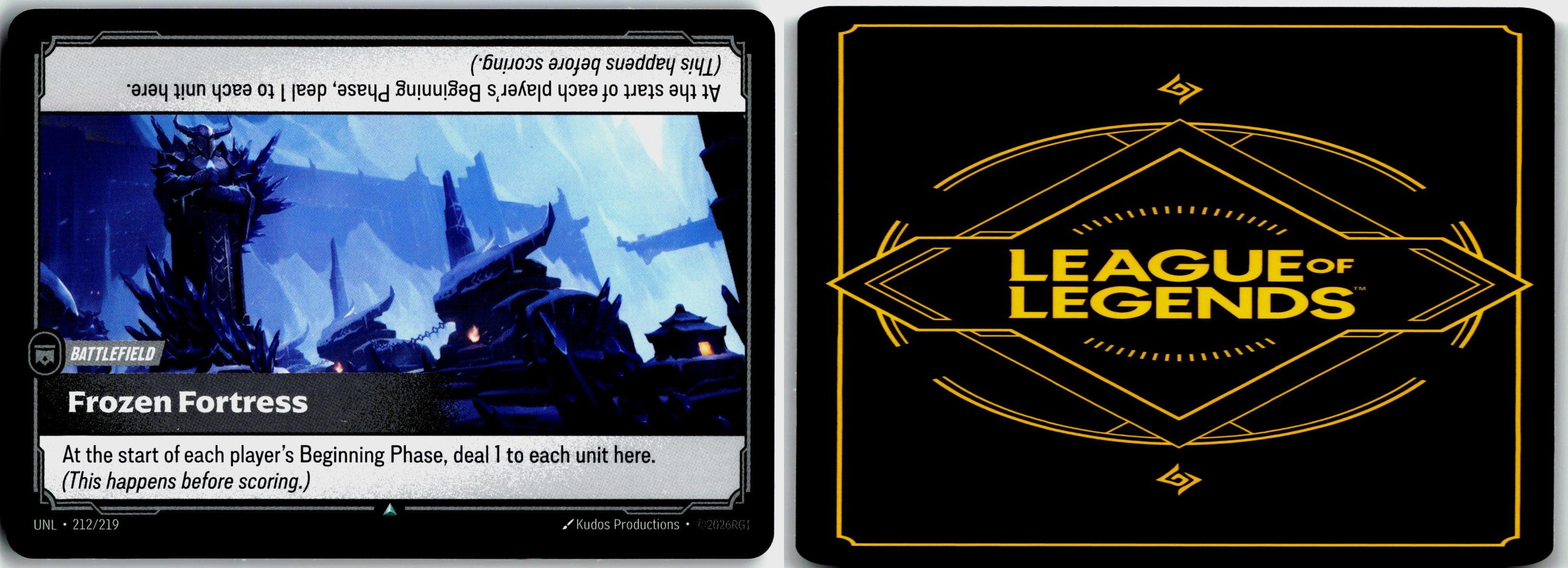 212/219 Frozen Fortress Unleashed