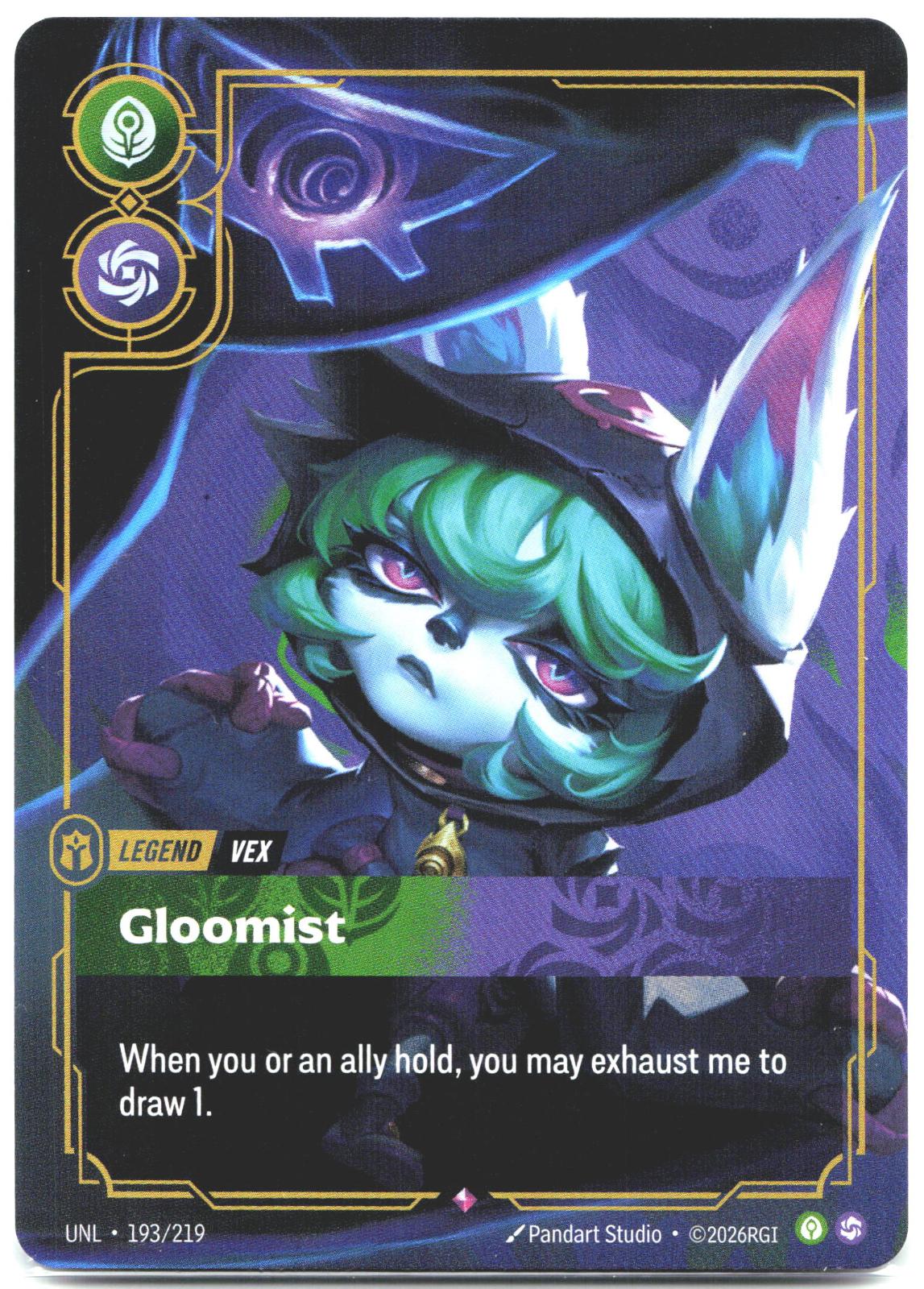 193/219 Vex - Gloomist Foil Unleashed