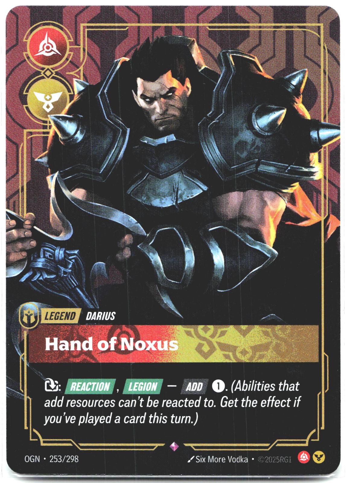 253 Darius Hand of Noxus Foil Origins