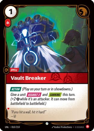 010/219 Vault Breaker Unleashed