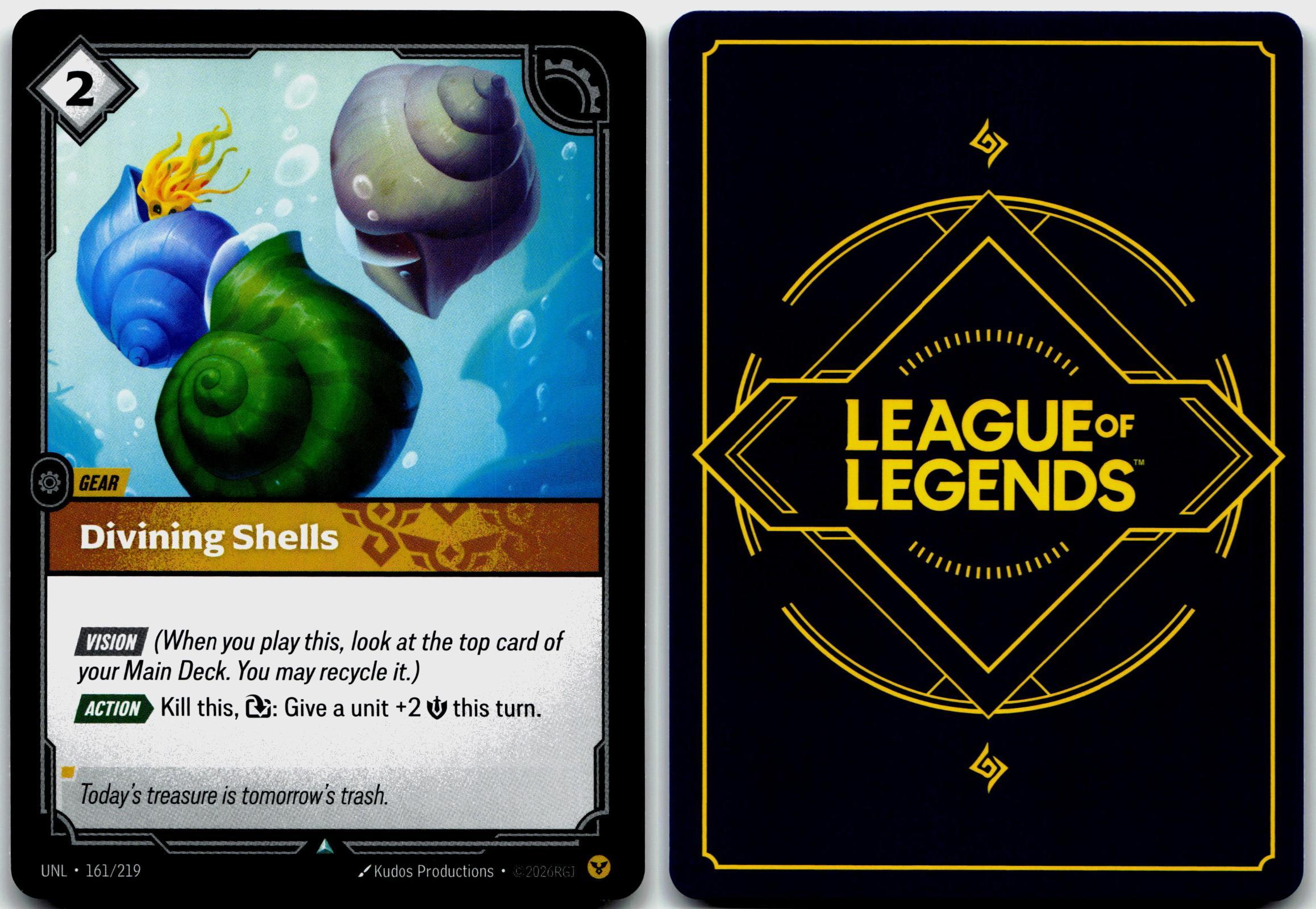 161/219 Divining Shells Unleashed